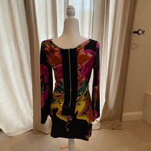 Multi colored mini dress